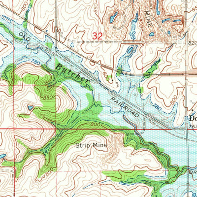 United States Geological Survey Knoxville SW, IA (1965, 24000-Scale) digital map