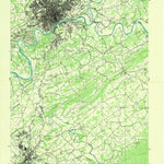United States Geological Survey Knoxville, TN (1935, 48000-Scale) digital map