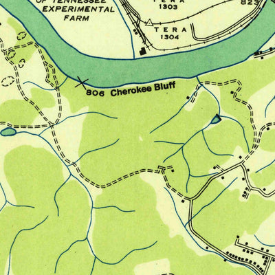 United States Geological Survey Knoxville, TN (1936, 24000-Scale) digital map
