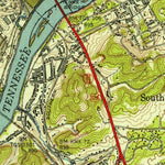 United States Geological Survey Knoxville, TN (1942, 24000-Scale) digital map