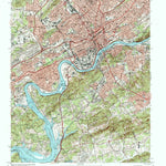 United States Geological Survey Knoxville, TN (1978, 24000-Scale) digital map