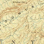 United States Geological Survey Knoxville, TN-NC (1886, 125000-Scale) digital map