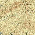 United States Geological Survey Knoxville, TN-NC (1892, 125000-Scale) digital map