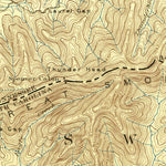 United States Geological Survey Knoxville, TN-NC (1894, 125000-Scale) digital map
