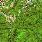 United States Geological Survey Knoxville, TN-NC-SC-GA (1964, 250000-Scale) digital map