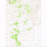 United States Geological Survey Knudson Draw, MT (1982, 24000-Scale) digital map