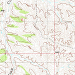 United States Geological Survey Knudson Draw, MT (1982, 24000-Scale) digital map