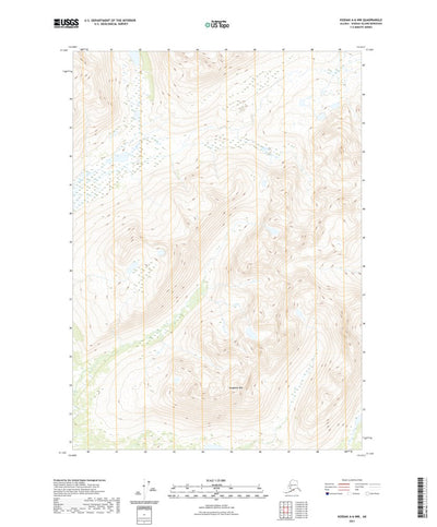 United States Geological Survey Kodiak A-6 NW, AK (2021, 25000-Scale) digital map