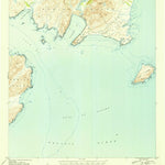 United States Geological Survey Kodiak B-1 And B-2, AK (1951, 63360-Scale) digital map