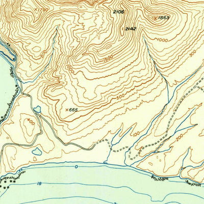 United States Geological Survey Kodiak B-1 And B-2, AK (1951, 63360-Scale) digital map