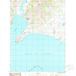 United States Geological Survey Kodiak B-2 NE, AK (1987, 25000-Scale) digital map