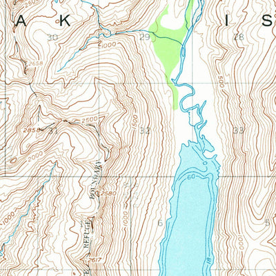 United States Geological Survey Kodiak B-4, AK (1952, 63360-Scale) digital map