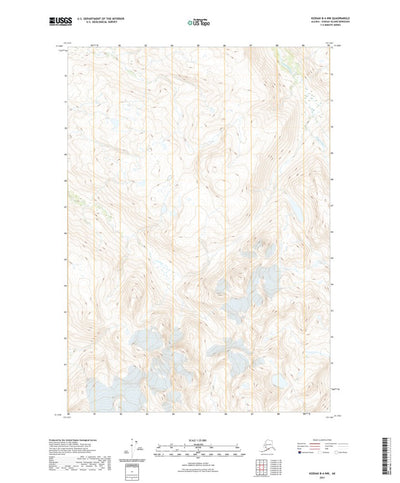 United States Geological Survey Kodiak B-4 NW, AK (2021, 25000-Scale) digital map