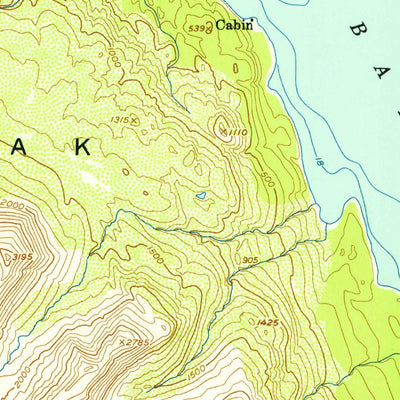 United States Geological Survey Kodiak B-6, AK (1954, 63360-Scale) digital map