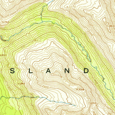 United States Geological Survey Kodiak B-6, AK (1954, 63360-Scale) digital map