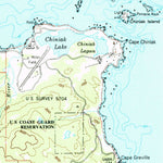 United States Geological Survey Kodiak C-1, AK (1949, 63360-Scale) digital map