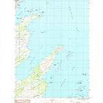United States Geological Survey Kodiak C-2 NE, AK (1987, 25000-Scale) digital map