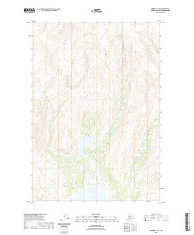 United States Geological Survey Kodiak C-3 SE, AK (2021, 25000-Scale) digital map