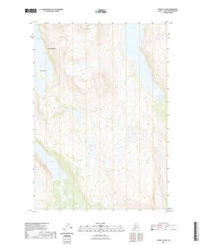 United States Geological Survey Kodiak C-4 NW, AK (2021, 25000-Scale) digital map