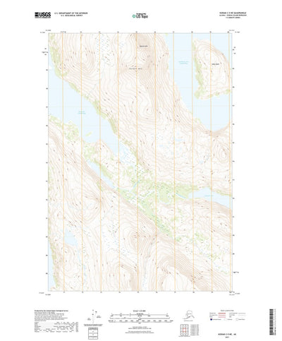 United States Geological Survey Kodiak C-5 NE, AK (2021, 25000-Scale) digital map
