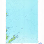 United States Geological Survey Kodiak D-1, AK (1949, 63360-Scale) digital map