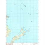United States Geological Survey Kodiak D-1 SW, AK (1987, 25000-Scale) digital map