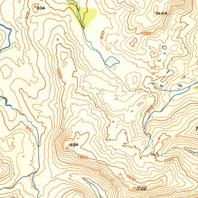United States Geological Survey Kodiak D-2, AK (1951, 63360-Scale) digital map