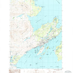 United States Geological Survey Kodiak D-2 SE, AK (1987, 25000-Scale) digital map