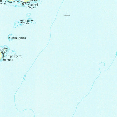 United States Geological Survey Kodiak D-3, AK (1947, 63360-Scale) digital map