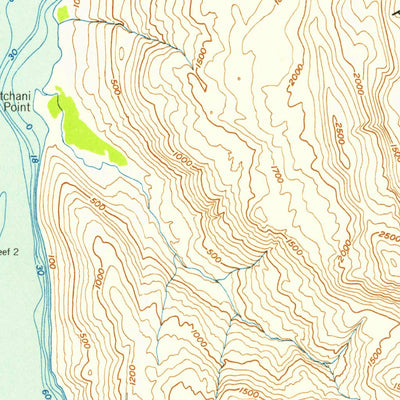 United States Geological Survey Kodiak D-3, AK (1949, 63360-Scale) digital map