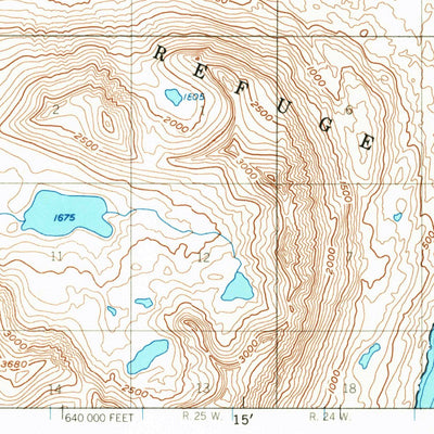 United States Geological Survey Kodiak D-4, AK (1965, 63360-Scale) digital map