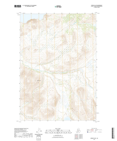 United States Geological Survey Kodiak D-6 SE, AK (2021, 25000-Scale) digital map