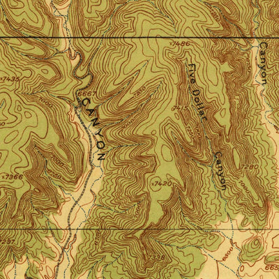 United States Geological Survey Koehler, NM (1917, 62500-Scale) digital map