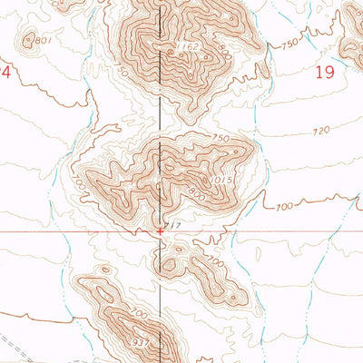 United States Geological Survey Kofa, AZ (1965, 24000-Scale) digital map