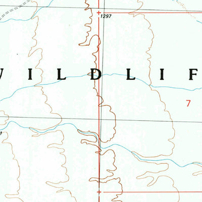 United States Geological Survey Kofa Deep Well, AZ (1990, 24000-Scale) digital map