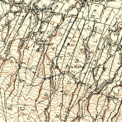 United States Geological Survey Kohala, HI (1913, 62500-Scale) digital map
