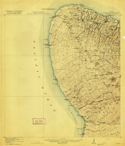 United States Geological Survey Kohala, HI (1916, 62500-Scale) digital map