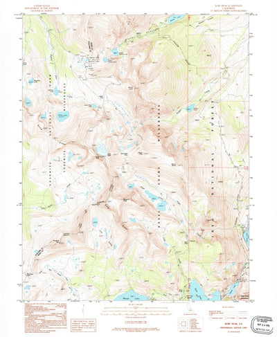 United States Geological Survey Koip Peak, CA (1992, 24000-Scale) digital map