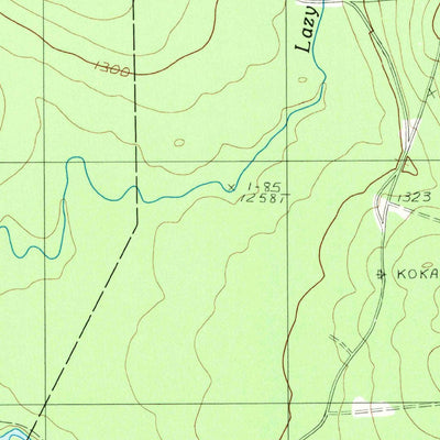 United States Geological Survey Kokadjo, ME (1988, 24000-Scale) digital map