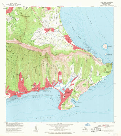 United States Geological Survey Koko Head, HI (1969, 24000-Scale) digital map