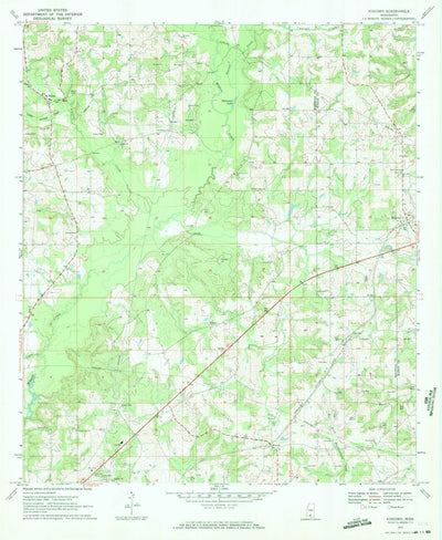 United States Geological Survey Kokomo, MS (1970, 24000-Scale) digital map