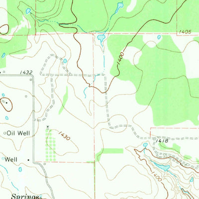 United States Geological Survey Kokomo, TX (1966, 24000-Scale) digital map