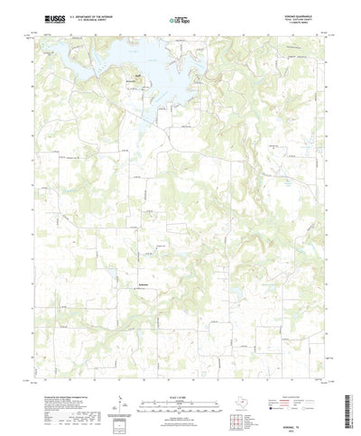 United States Geological Survey Kokomo, TX (2022, 24000-Scale) digital map