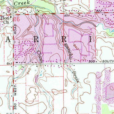 United States Geological Survey Kokomo West, IN (1992, 24000-Scale) digital map