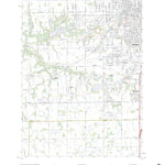 United States Geological Survey Kokomo West, IN (2022, 24000-Scale) digital map