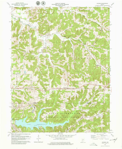 United States Geological Survey Koleen, IN (1978, 24000-Scale) digital map