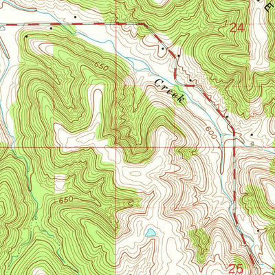 United States Geological Survey Koleen, IN (1978, 24000-Scale) digital map