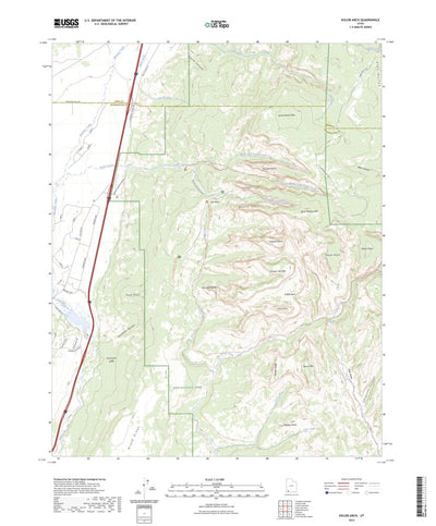 United States Geological Survey Kolob Arch, UT (2023, 24000-Scale) digital map