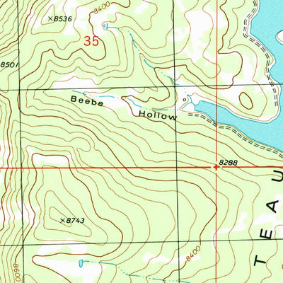 United States Geological Survey Kolob Reservoir, UT (1980, 24000-Scale) digital map