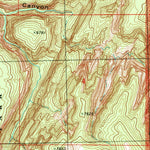 United States Geological Survey Kolob Reservoir, UT (1980, 24000-Scale) digital map
